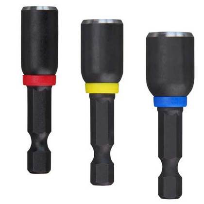 Milwaukee Nut Driver Set, 3-Piece, Magnetic, Steel