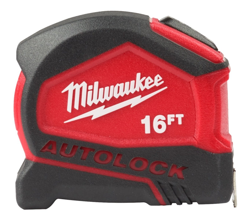 Milwaukee Tape Measure, 25 ft L Blade