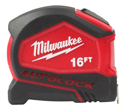 Milwaukee Tape Measure, 25 ft L Blade