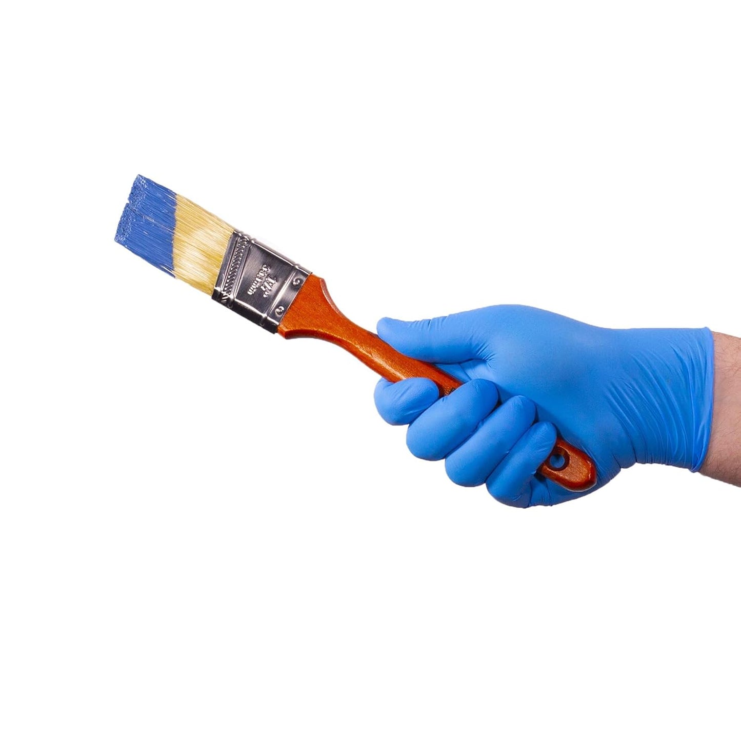 Ammex Non-Sterile Disposable Gloves, Powder-Free, Blue