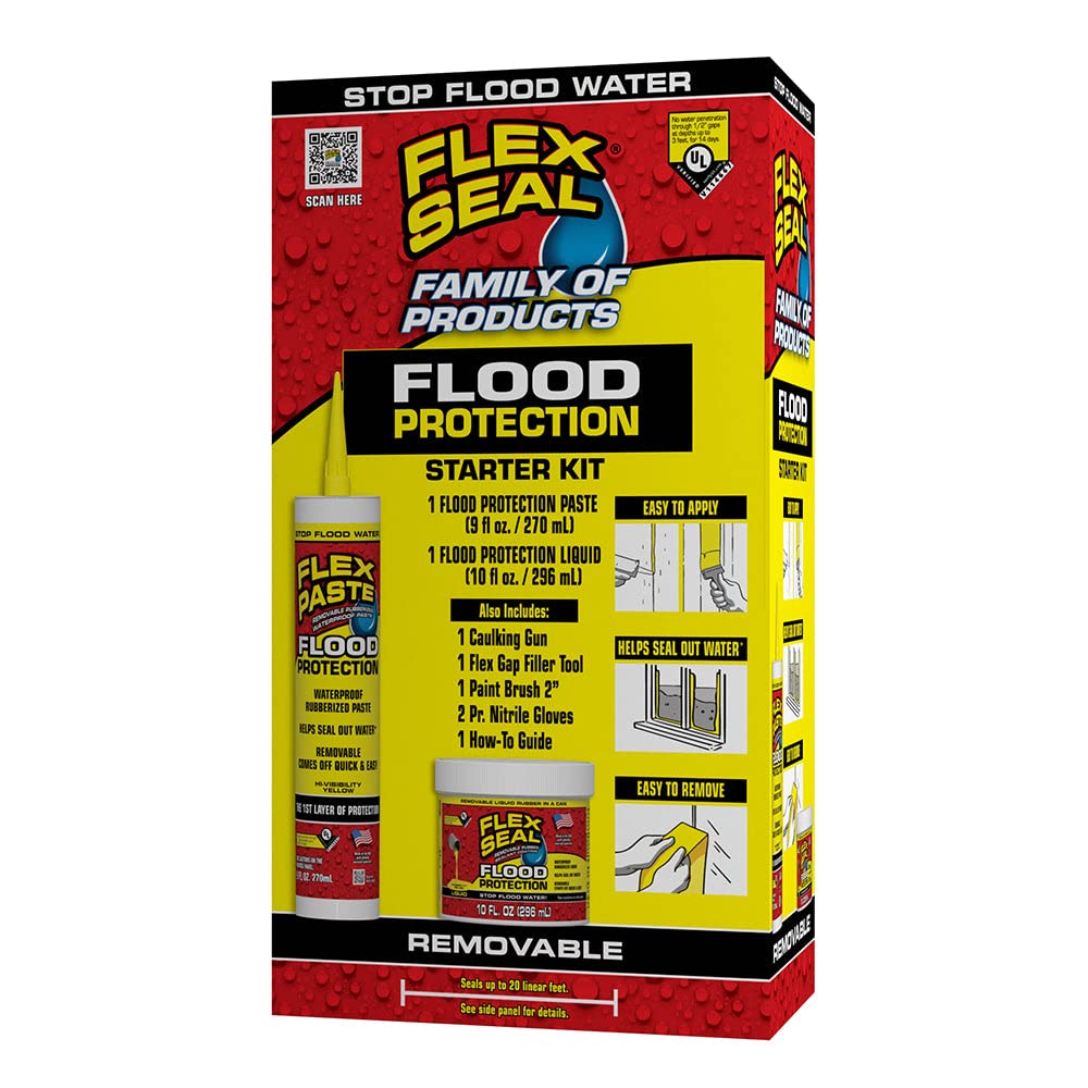 Flex Seal Flood Protection Starter Kit, Yellow