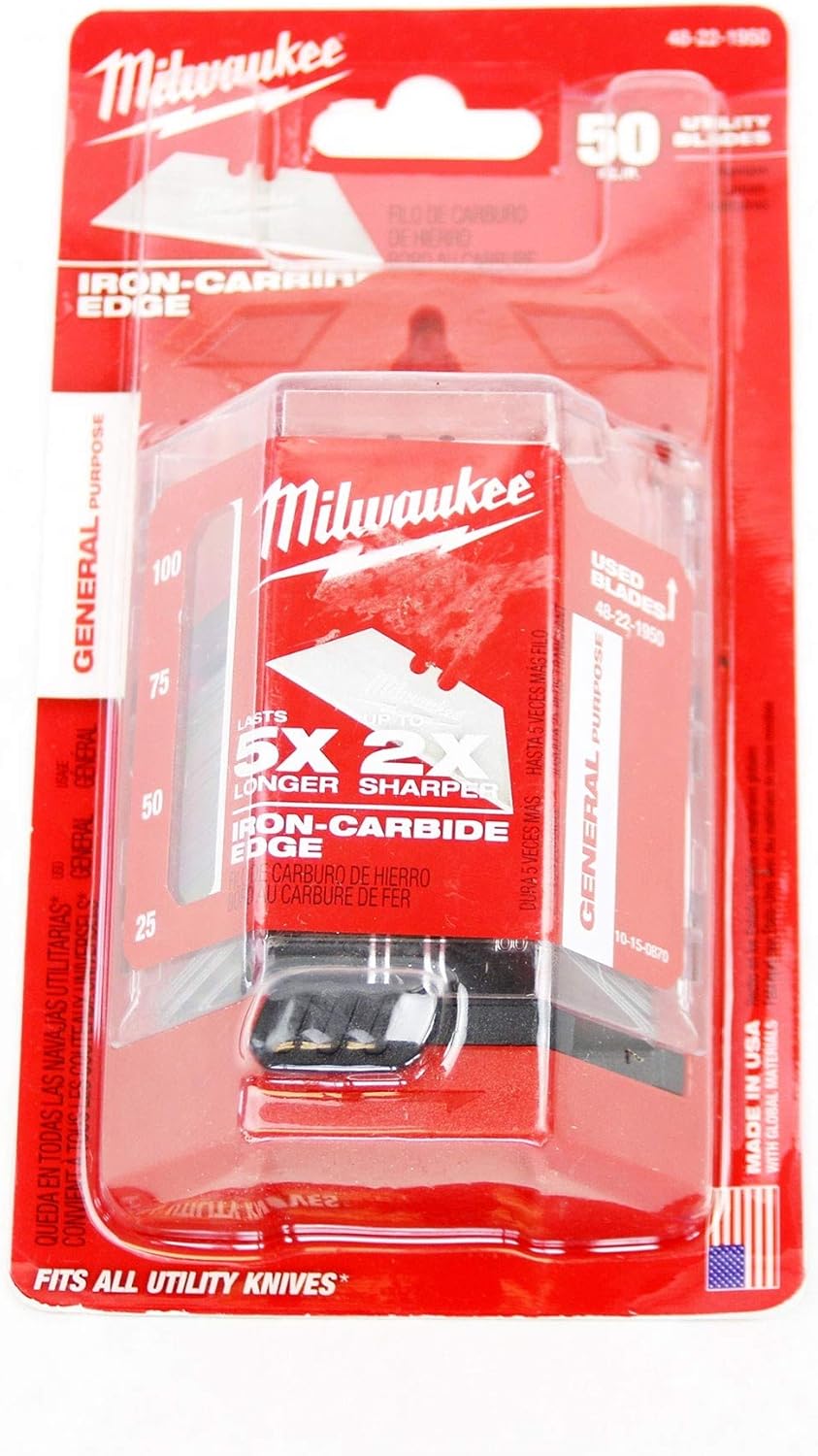 Milwaukee, 50Piece, General Purpose Utility Blade