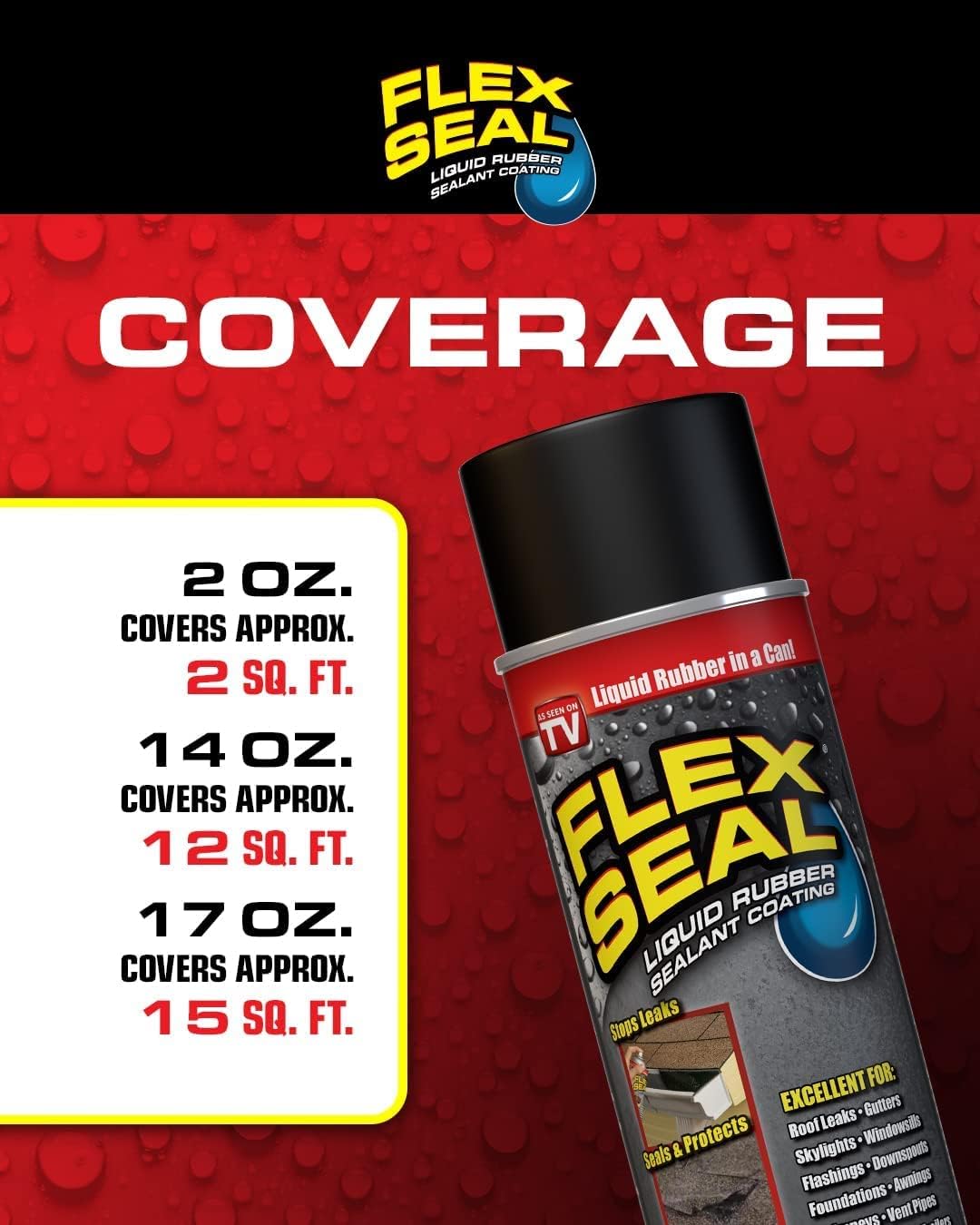 Flex Seal Rubberized Spray Coating, 14 oz