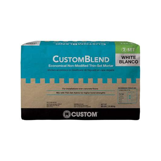 CustomBlend, White Custom Blend Thin-Set Mortar