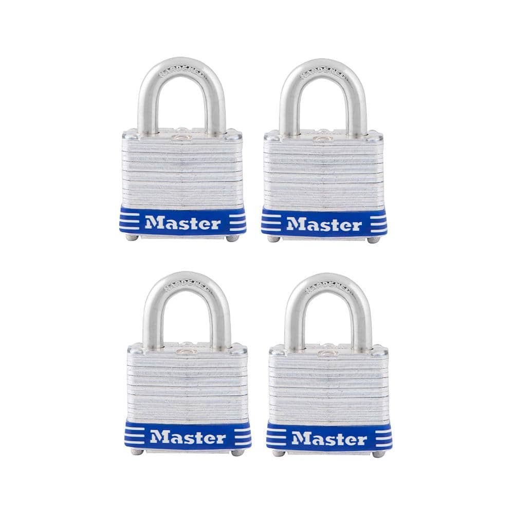 Master Lock, Keyed Padlock, Shackle Steel