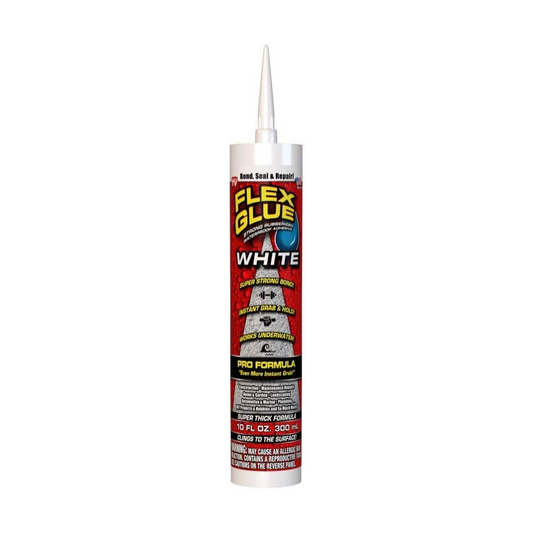 Flex Seal Glue, White, 10 oz Cartridge